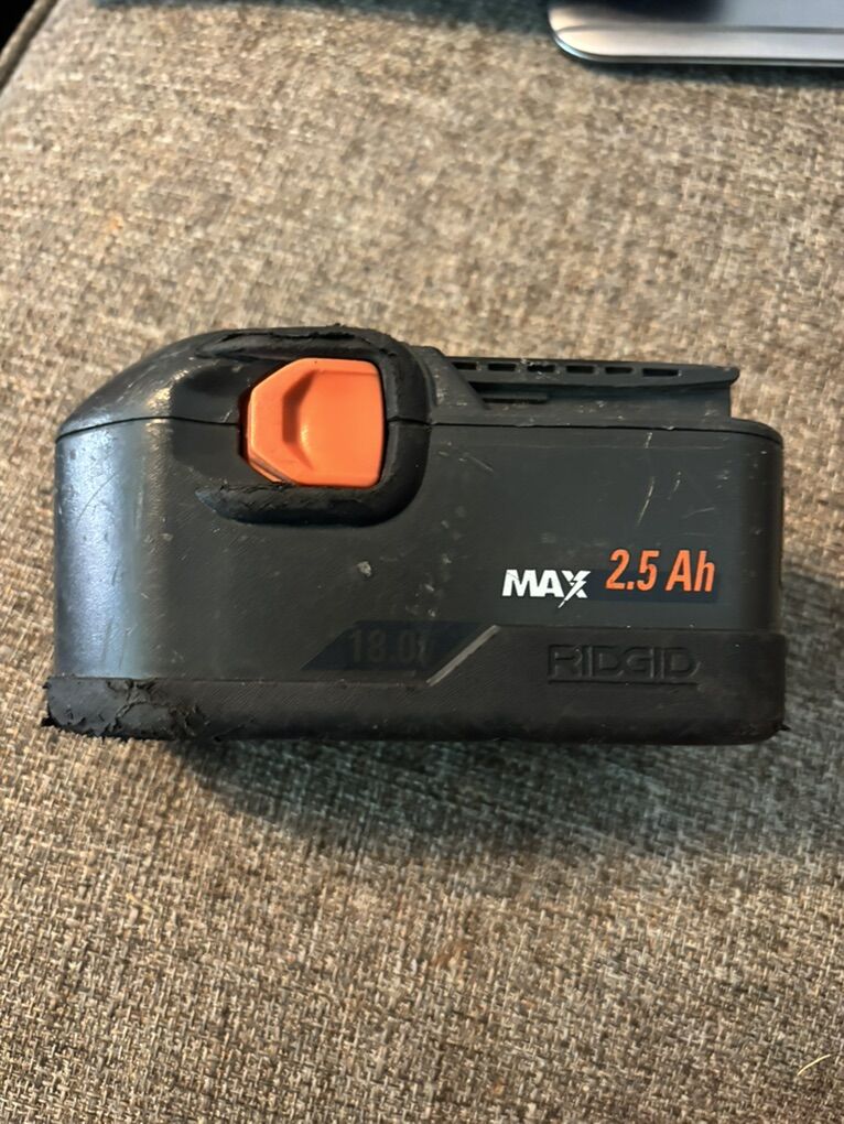 Ridgid 130254007 2.5 Ah 18 Volt Good Working Batte