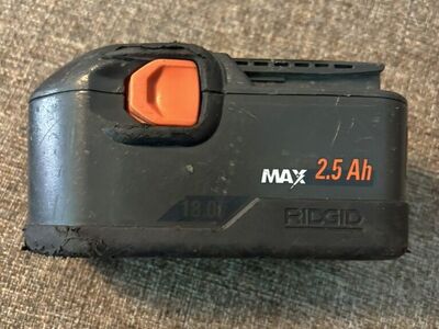 Ridgid 130254007 2.5 Ah 18 Volt Good Working Batte