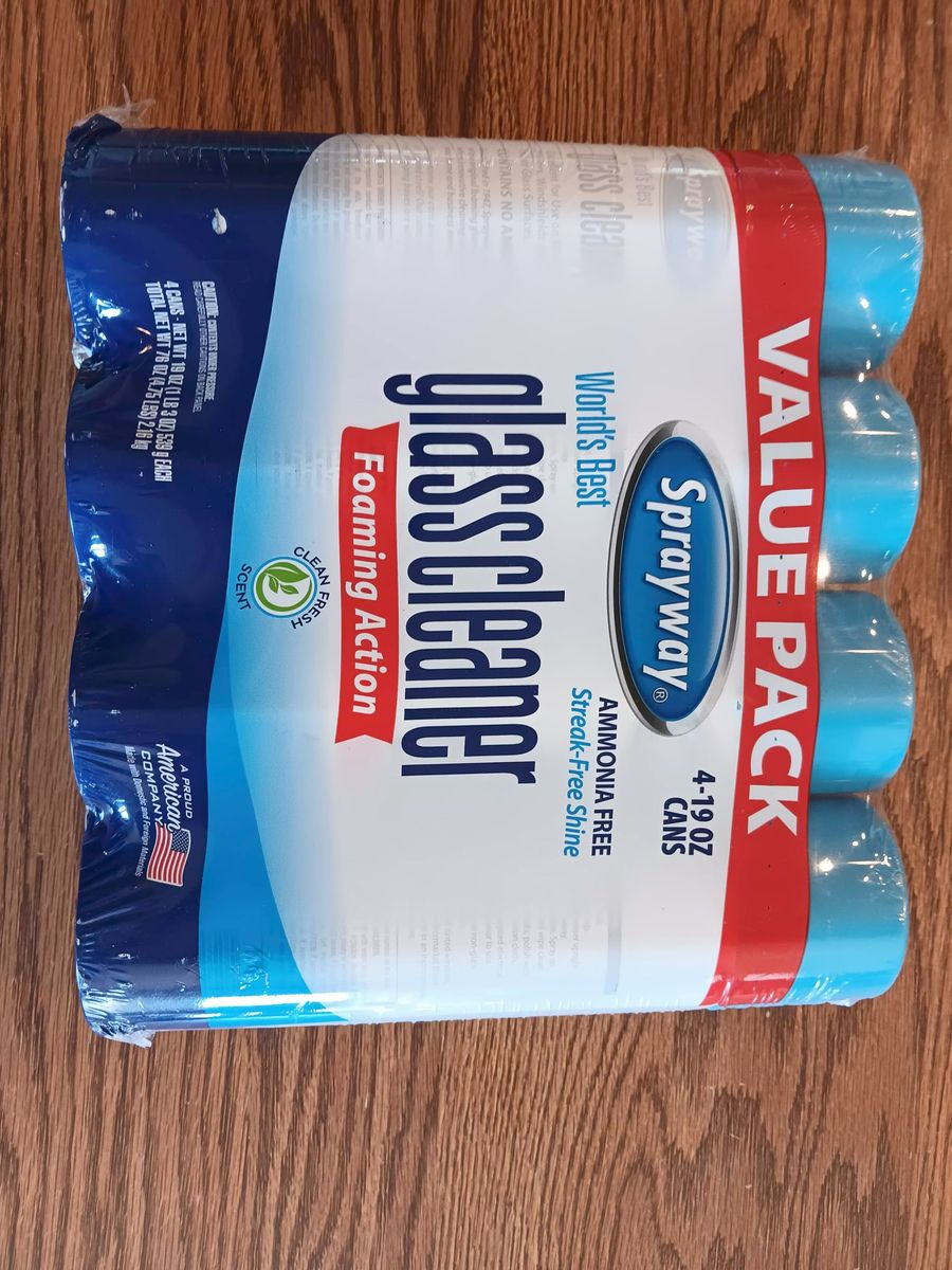 Sprayway Glass Cleaner 4 Pack 19oz