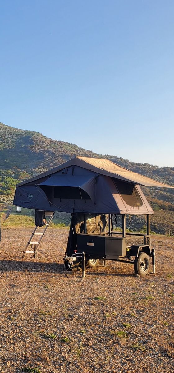 Custom built camping utility trailer