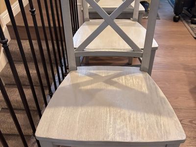 Beautiful Set Of 4 Pottery Barn Aaron Dining Chairs