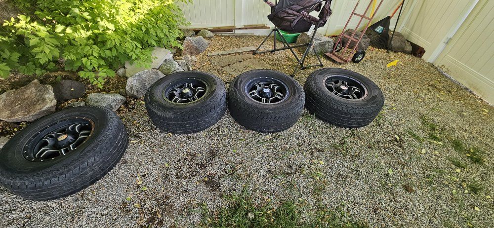 American outlaw wheels + AT Tires