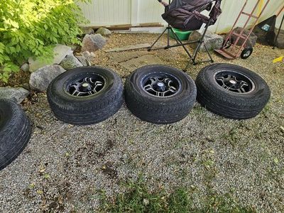 American outlaw wheels + AT Tires