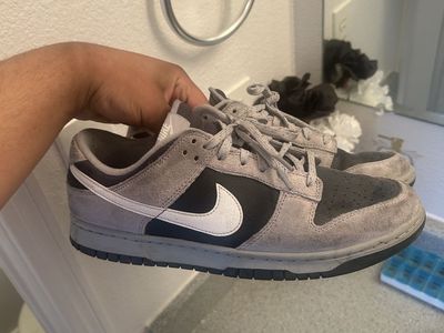 Nike dunk low grey suede