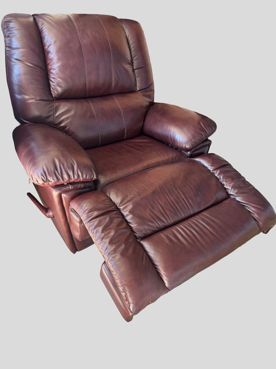 Large plush recliner