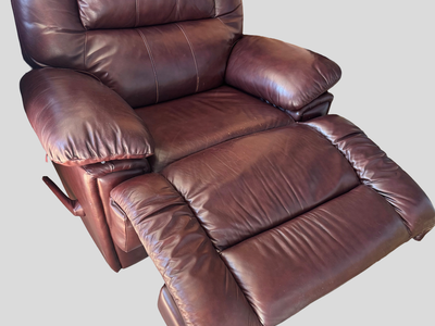 Large plush recliner