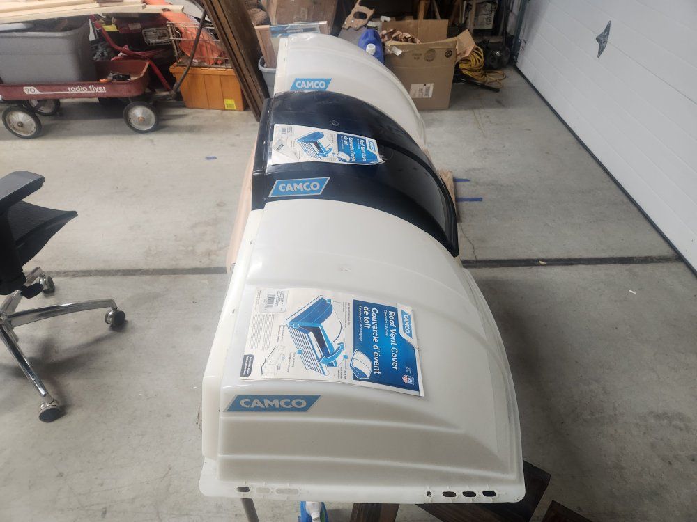 New Campcp RV roof vent covers