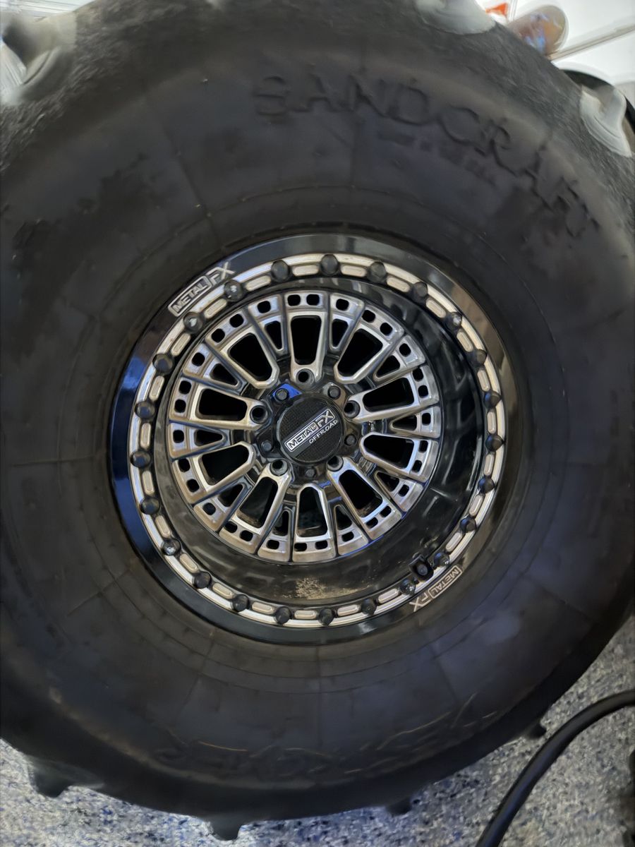 Metal FX Off-Road Wheels with Sandcraft Destroyer 35x13.50-15NHS Tires