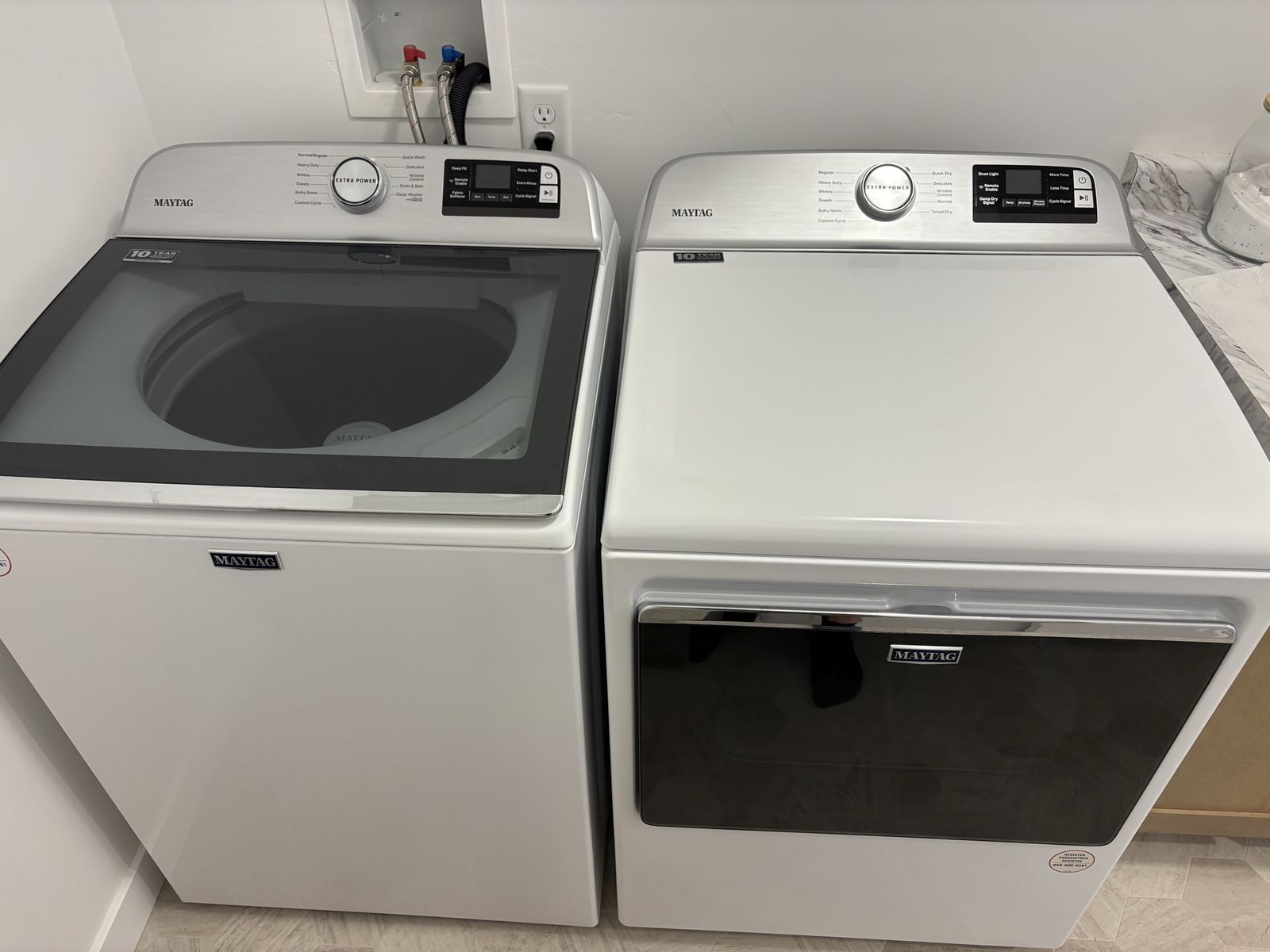 Maytag Smart Washer and Dryer Set