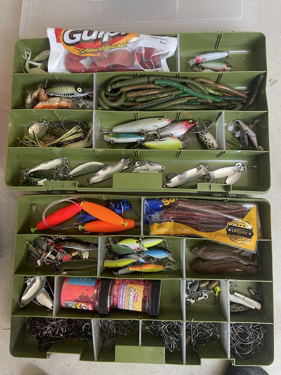 Lot of fishing stuff