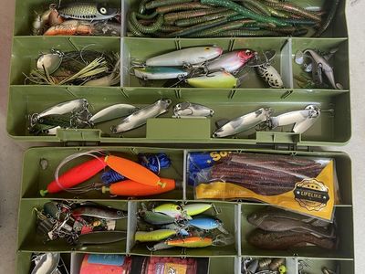 Lot of fishing stuff