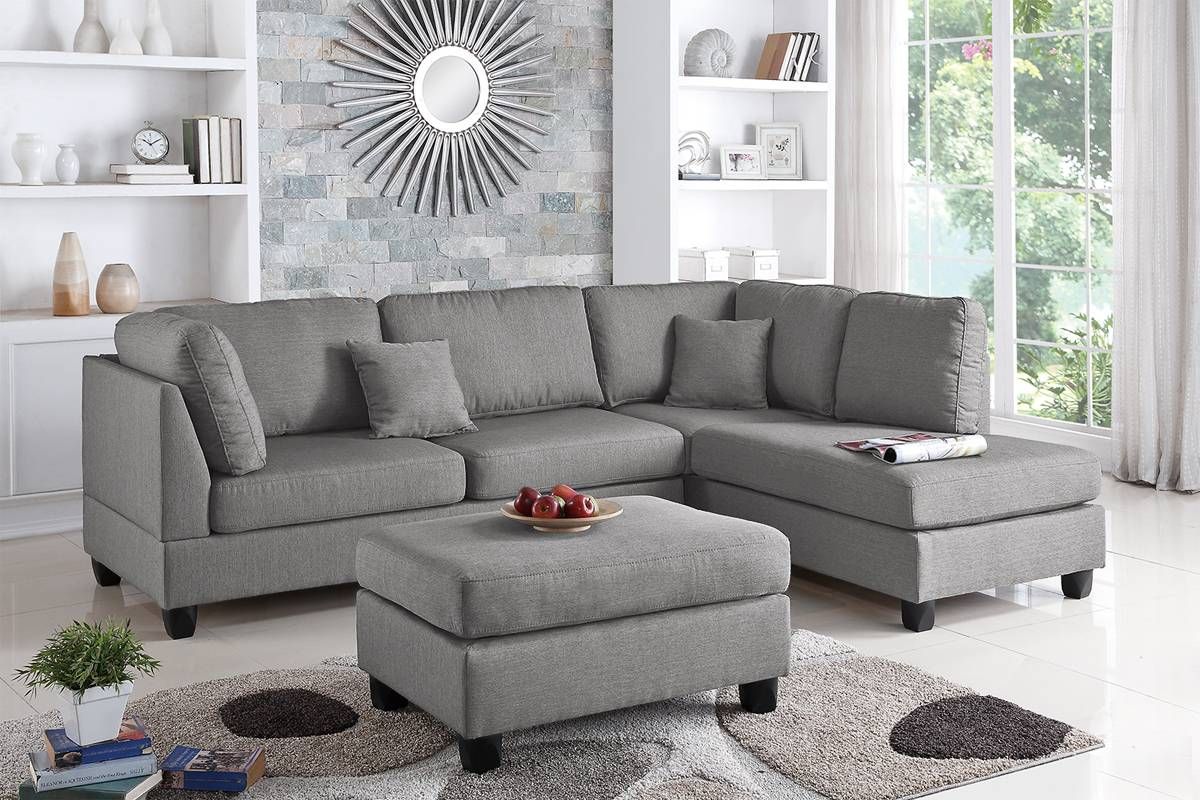 NEW SECTIONAL with OTTOMAN and PILLOWS - NEW IN BOX