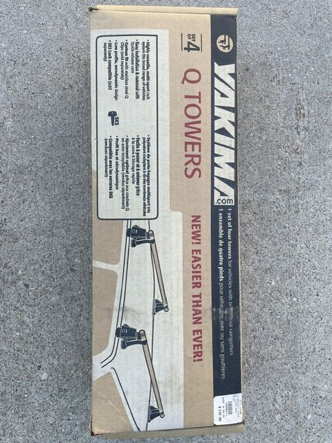 YAKIMA Q Towers for auto roof mount