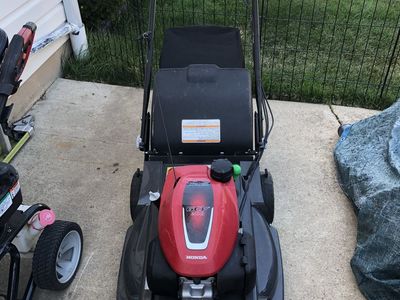 Honda HRX217 mower for sale, $775