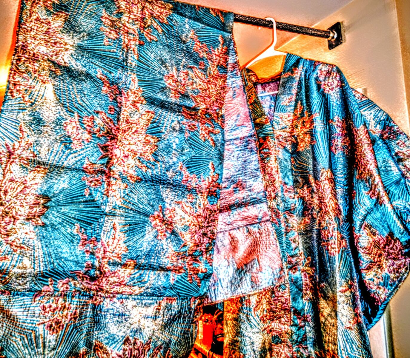 Metallic Brocade Kimono Set (with Obi or sash)