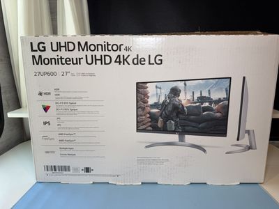LG 27" 4K UHD IPS Monitor – 27UP600 – Complete in Box