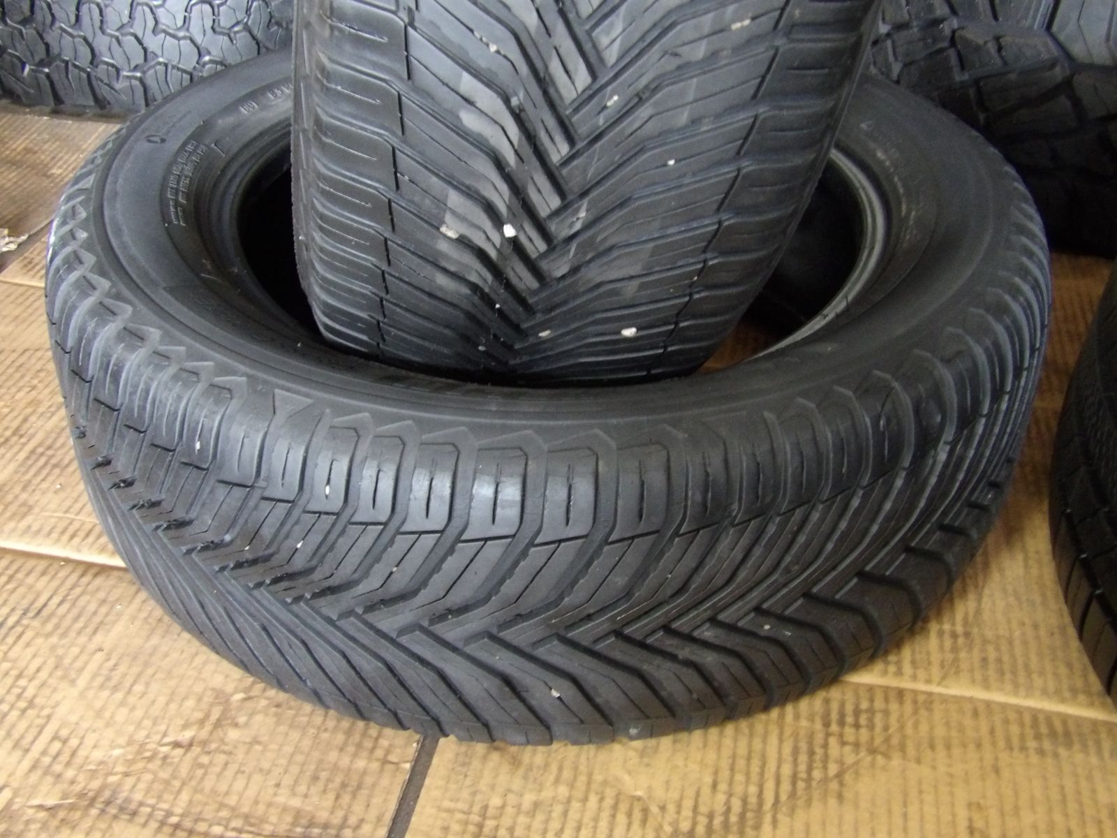 205/55R16 MICHELIN CROSSCLIMATE 2 PAIR OF TWO USED TIRES
