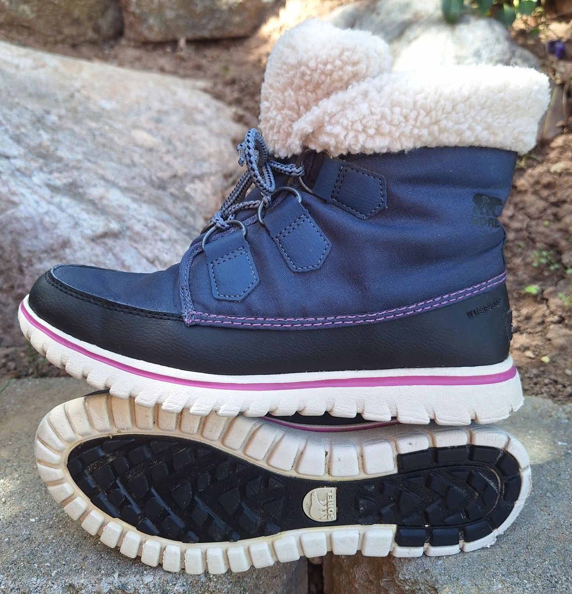 Womens Sorel Cozy Carnival Waterproof Boots Sz-7