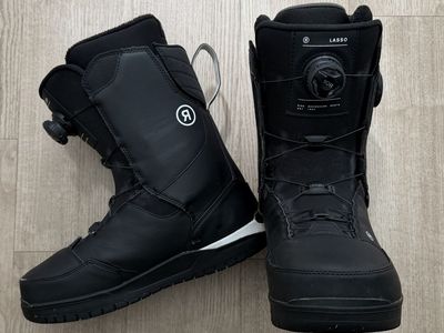 Ride Lasso Dual BOA Snowboard Boots Men’s Size 10 + Sidas Insoles