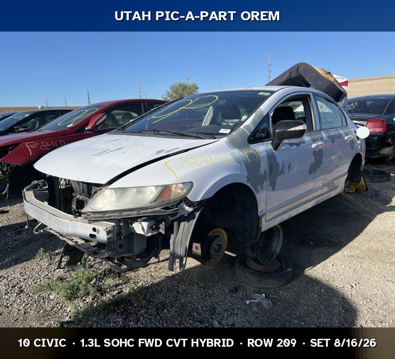 Just In! 2010 Honda Civic FA Parts - UTPAP Orem