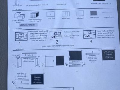 Complete Bee Hive, still in the box. You assembled.