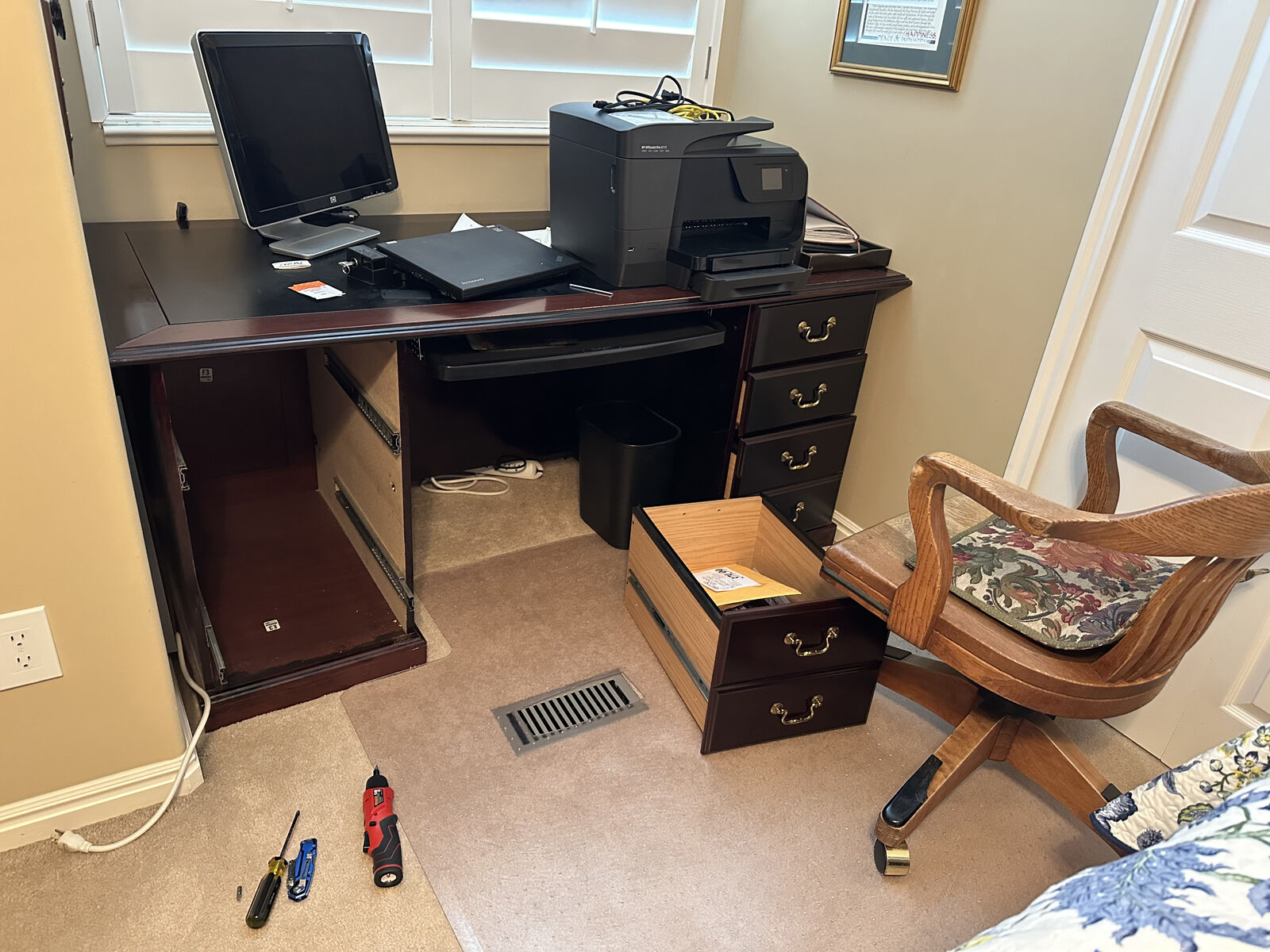 Mahogany Office Desk
