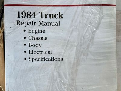 OEM 1984 Toyota Manual