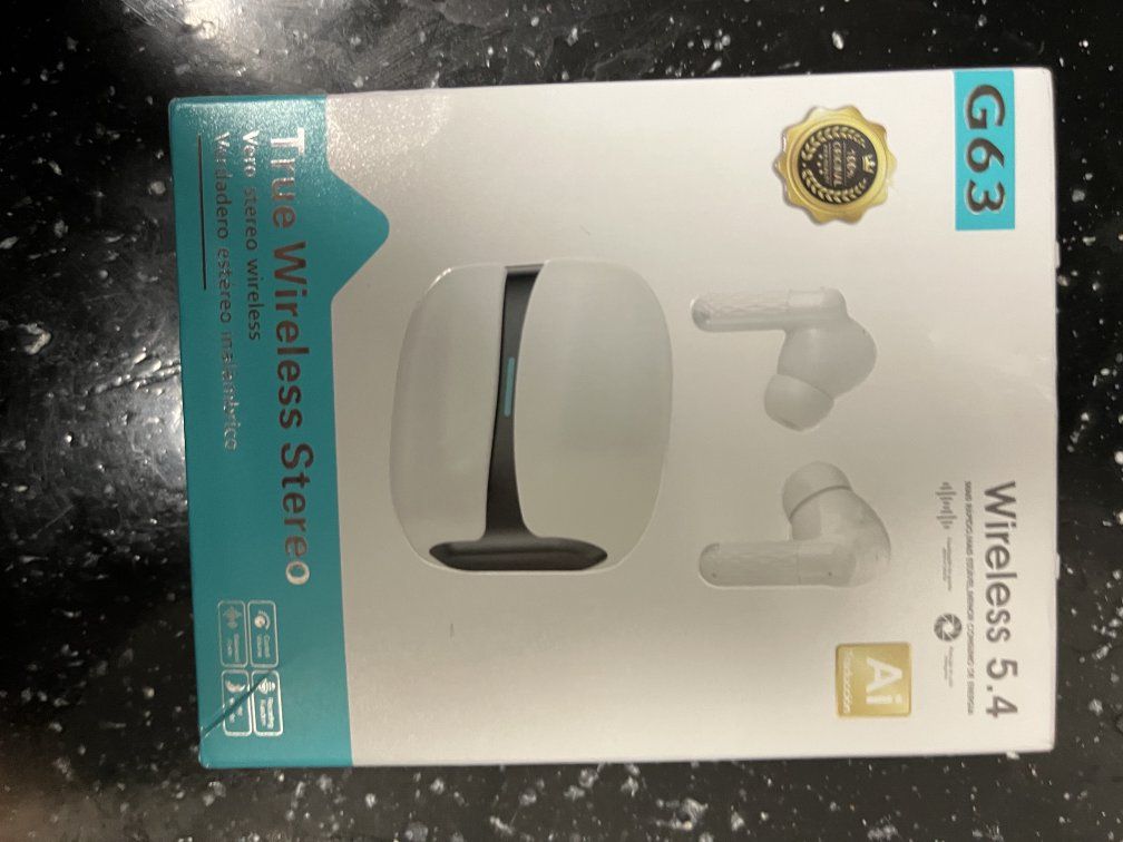 Ai translating  G63 True Wireless Stereo Earbuds - Wireless 5.4 AI-Powered