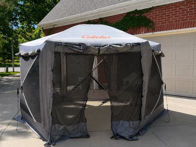 Cabela’s Big Outdoorsman / Quick-Set Hexagon Hub Pop-Up Screen House Tent Shelter