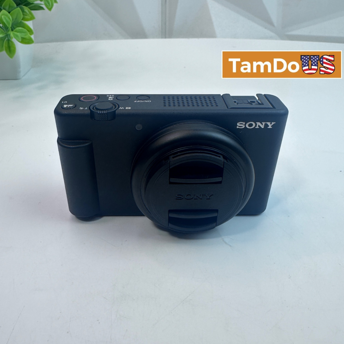 Sony ZV-1F Vlogging Camera + Case + ZeeTech Bundle Black