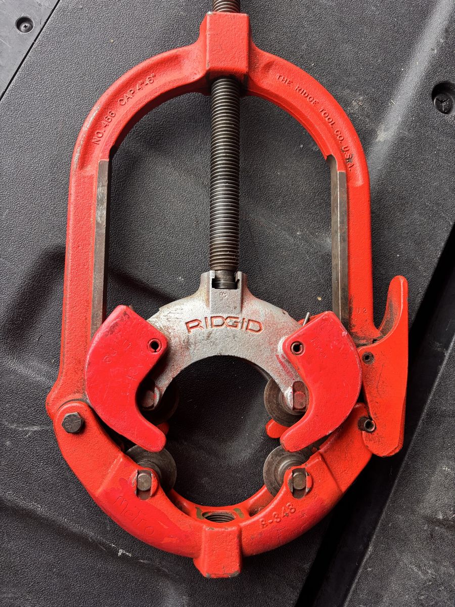 Ridgid 466 -S hinged pipe cutter 4-6” like new