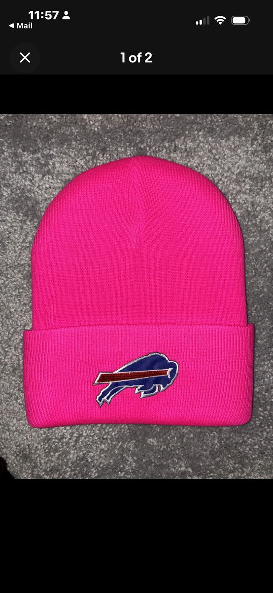 Buffalo Bills beanie hat pink