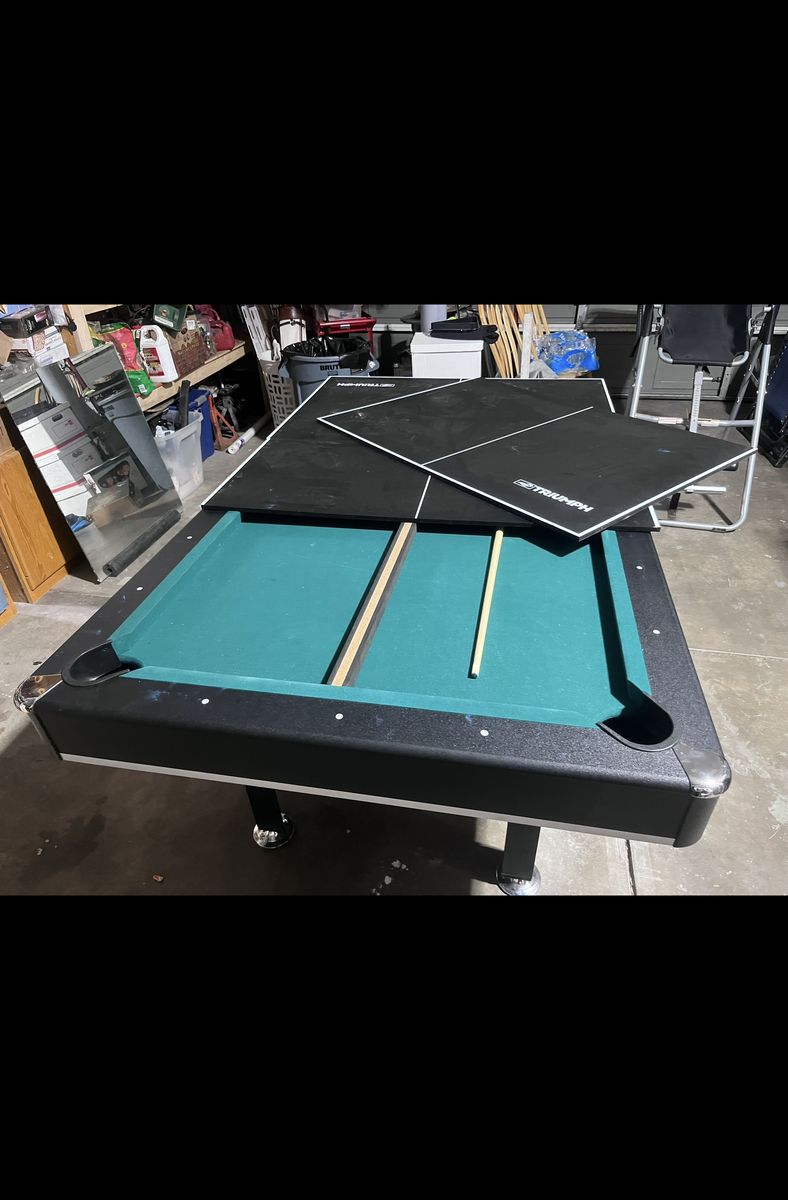 Pool and Pong Table