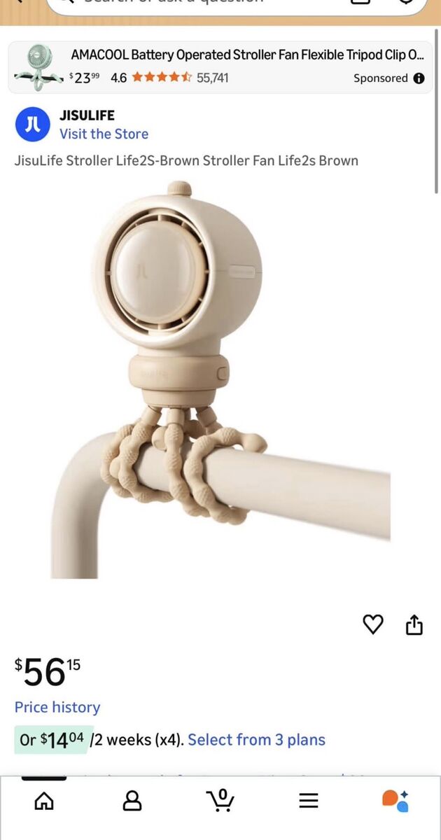 !!! Brand New JisuLife Stroller Fan Life2 S – Unused !!!