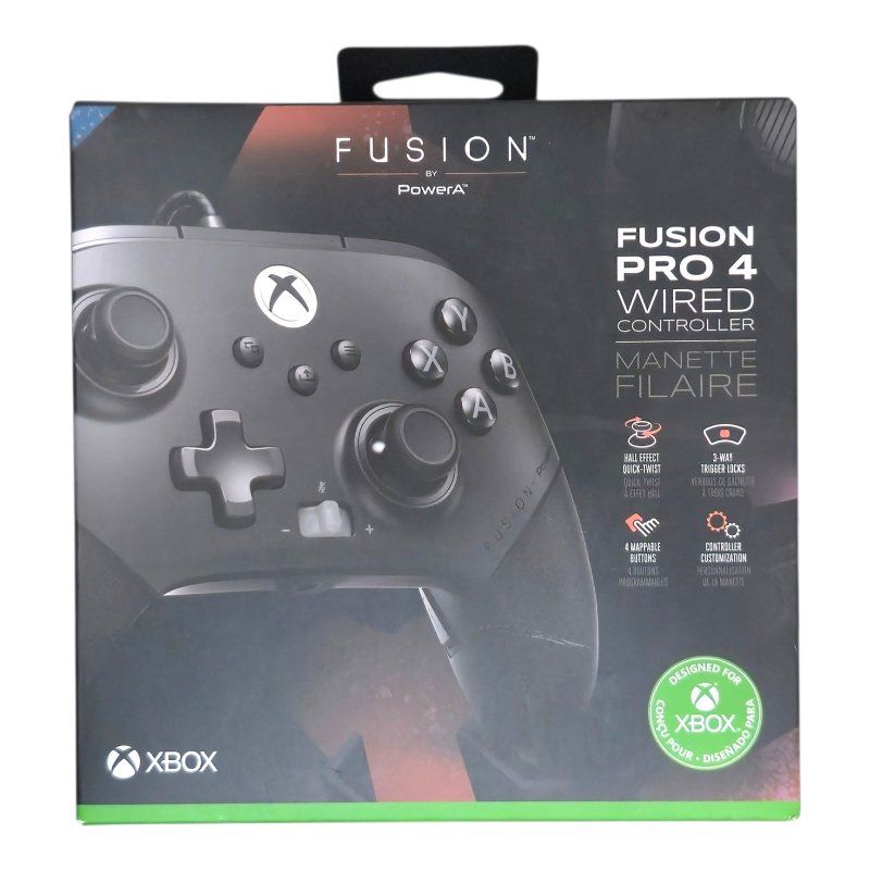 PowerA FUSION Pro 4 Wired Controller Xbox Series X|S PC New Sealed Hall Effect