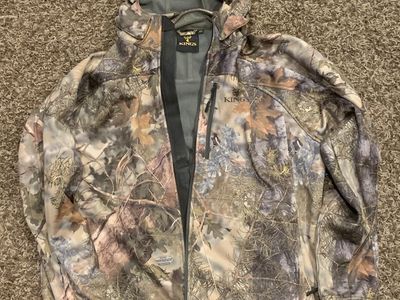 King's Camo Mountain Shadow Hooded Jacket XL