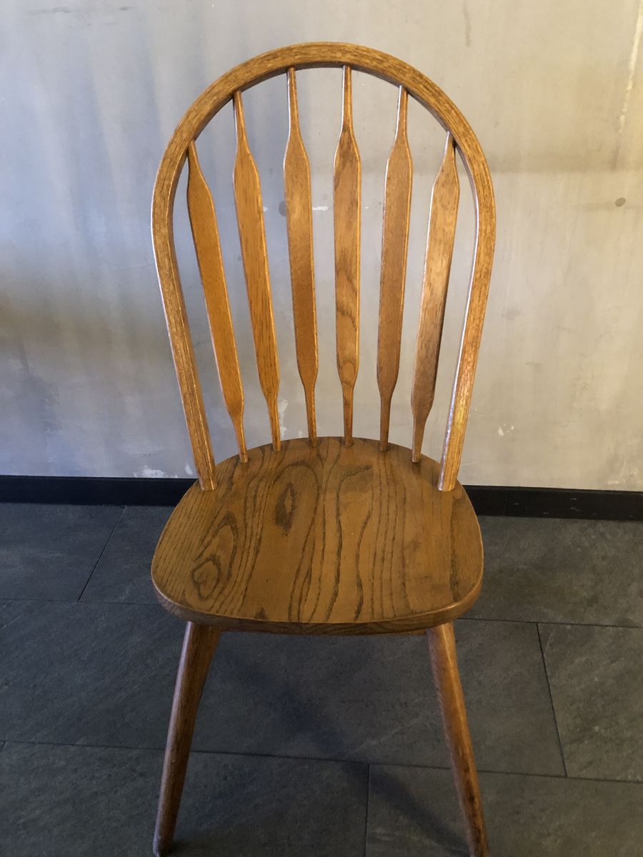 Colonial Oak Arrow Back Chair