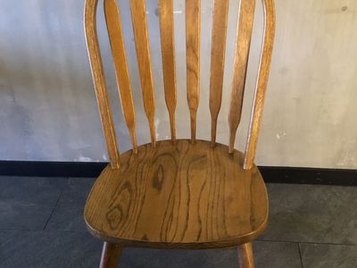 Colonial Oak Arrow Back Chair
