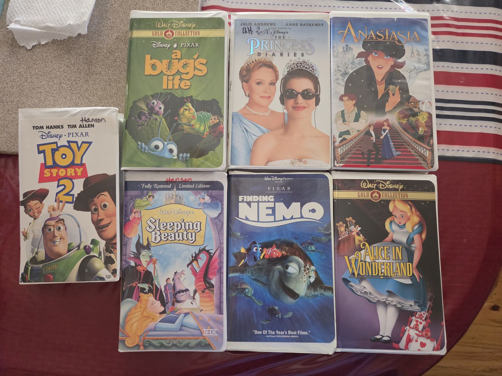 Disney and other VHS family movies