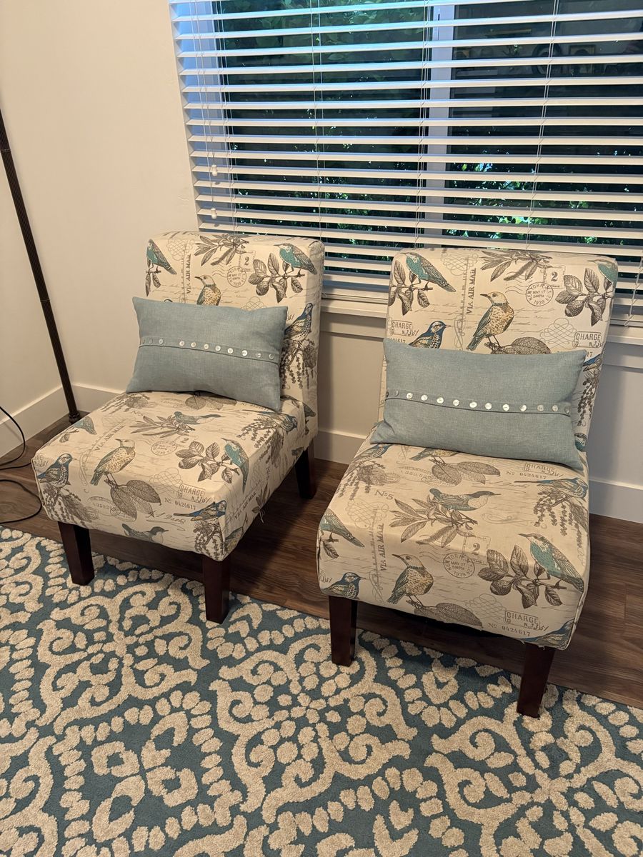 Two Slipper Chairs