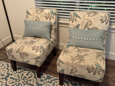 Two Slipper Chairs