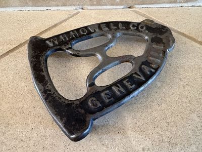 Antique W.H. Howell Cast Iron Sad Iron Stand Trivet