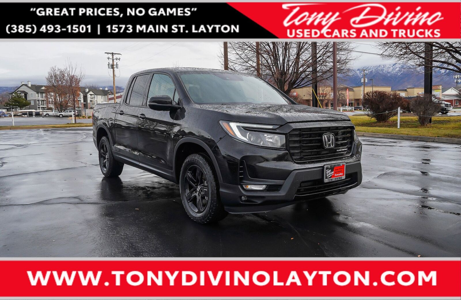 2022 Honda Ridgeline Black Edition