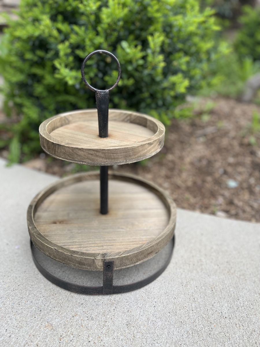 Hobby Lobby Wooden Tiered Tray | $20 OBO