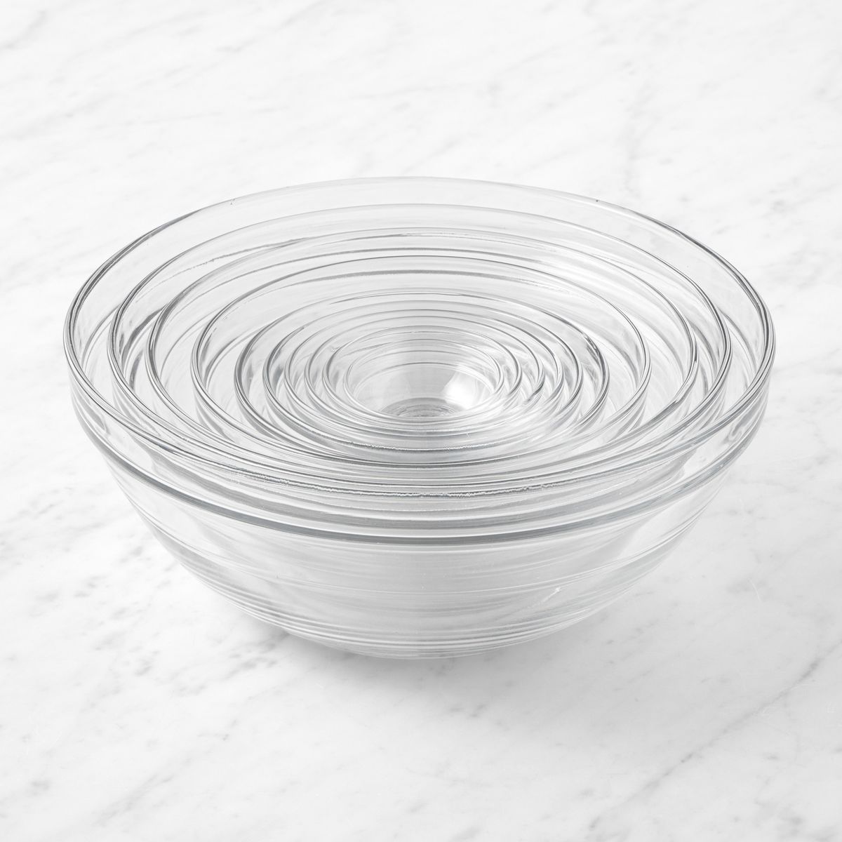 Williams Sonoma Glass Bowl set of ten