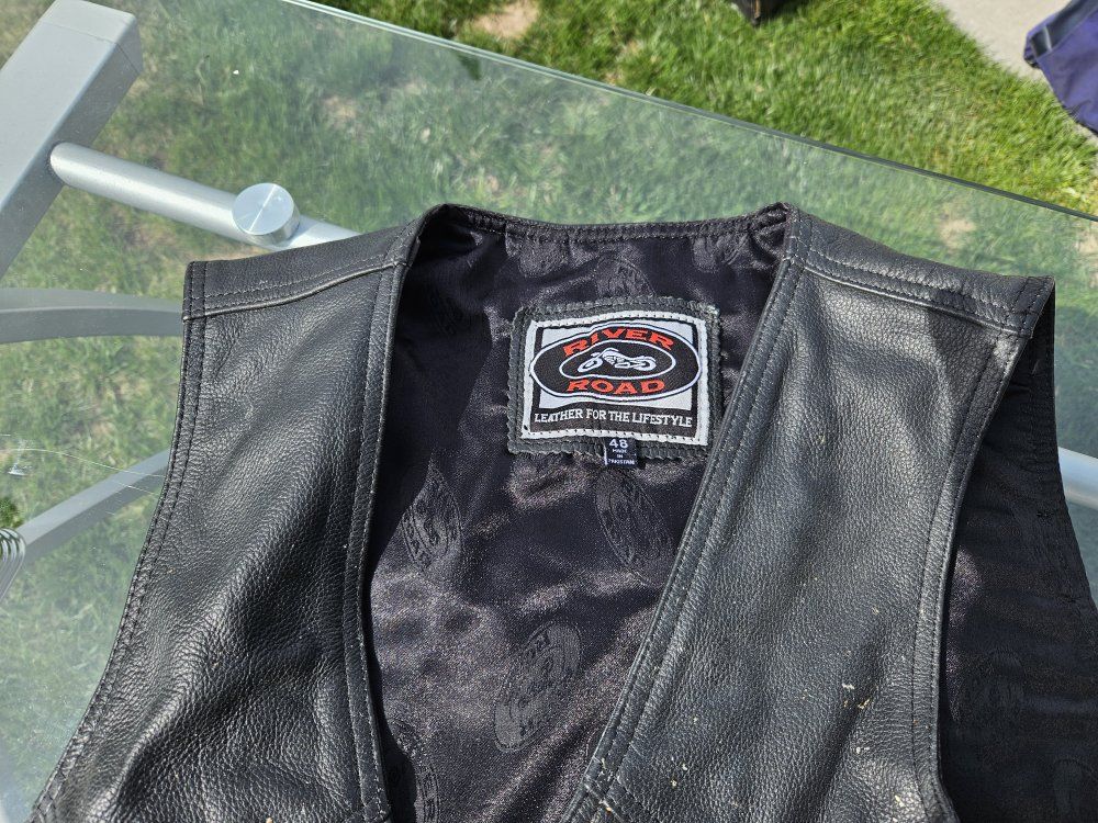 Leather Riding Vest