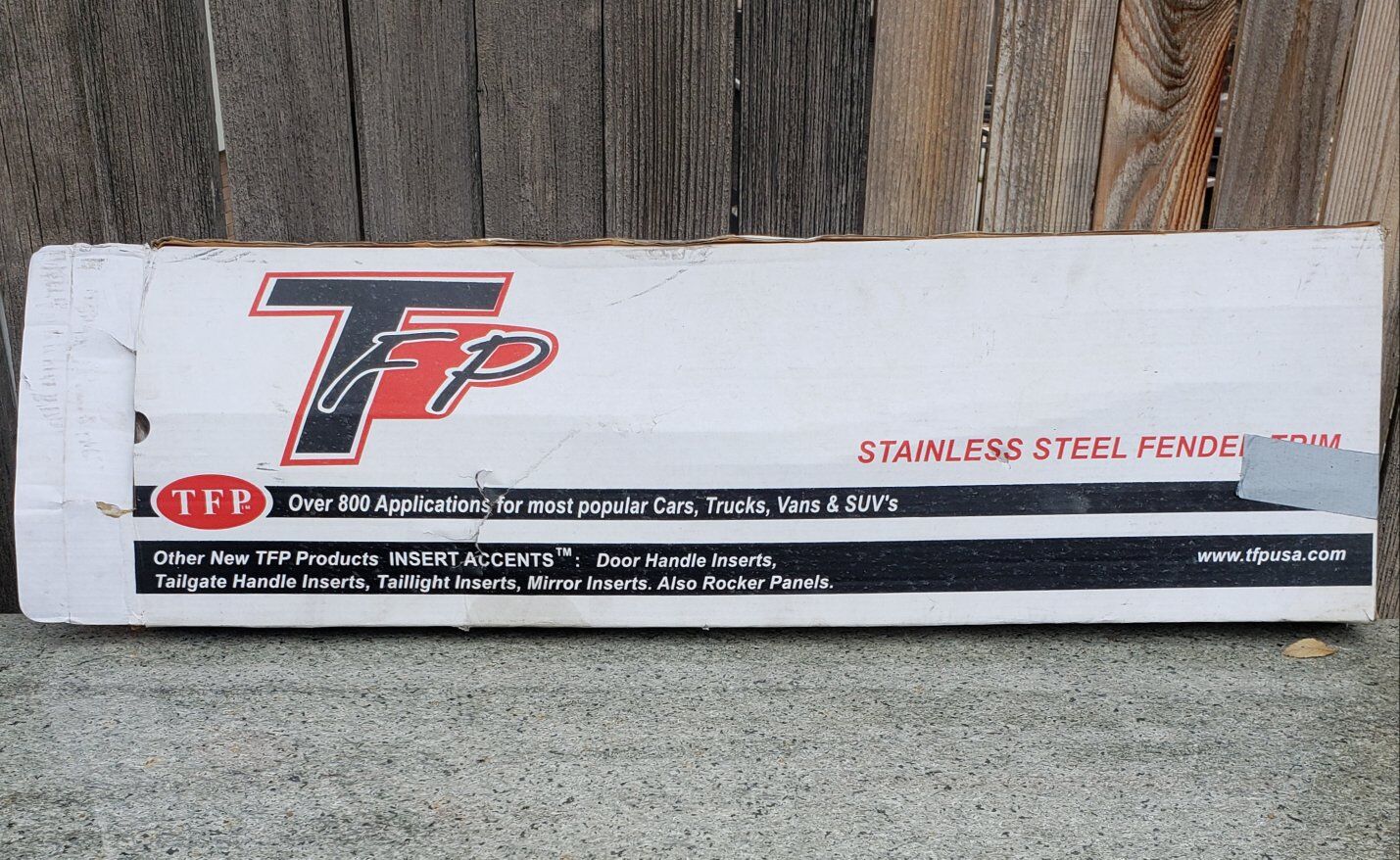 DODGE RAM STAINLESS STEEL NO DRILL FENDER TRIM 
QU