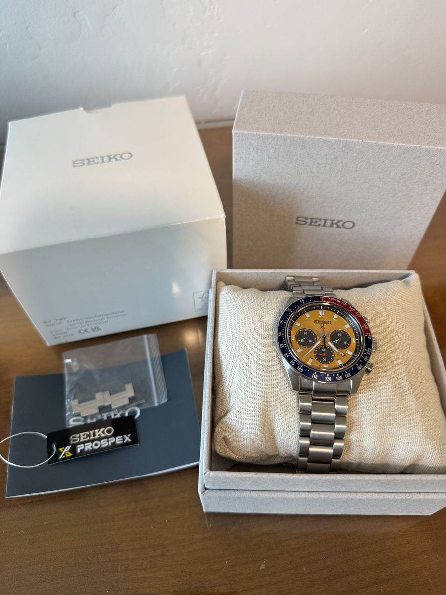 Seiko Prospex SSC947 Pogue Solar Chronograph - Complete Set/Like New (Original Owner)