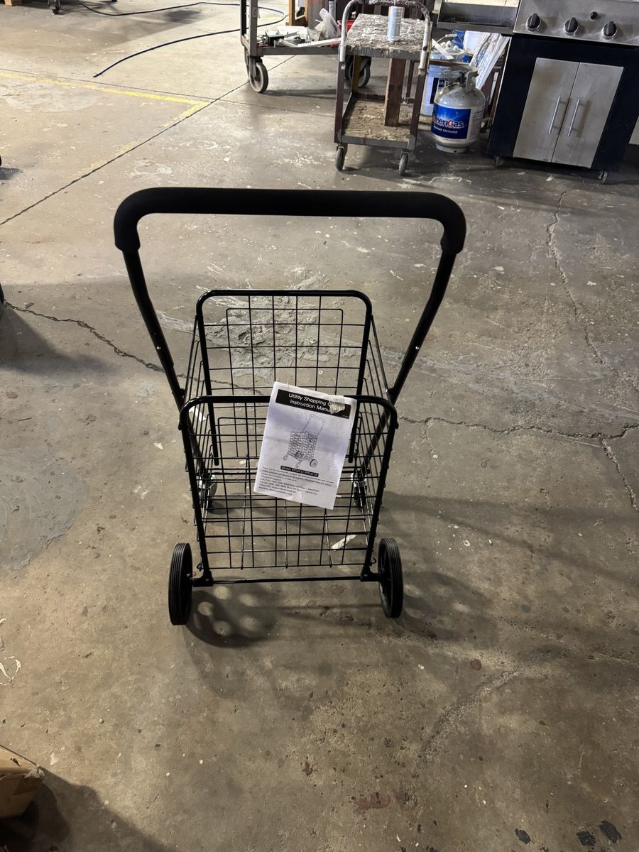 Share Product Pipishell Shopping Cart With Dual Swivel Wheels