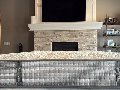 Aireloom Cali king Plush mattress + base! $750